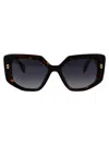 Marc Jacobs 52mm Gradient Square Sunglasses