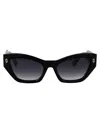 Marc Jacobs J Marc Acetate Cat-eye Sunglasses In Black