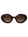 Marc Jacobs Crystal Havana Acetate Sunglasses In Brown