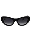 Marc Jacobs J Marc Acetate Cat-eye Sunglasses In Black