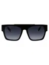 Marc Jacobs Rectangle-frame Sunglasses In Black