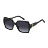Marc Jacobs Marc 731s Acetate Square Sunglasses In Black