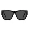 Marc Jacobs 57mm Gradient Square Sunglasses In Black