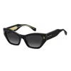 Marc Jacobs J Marc Acetate Cat-eye Sunglasses In Black