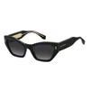 Marc Jacobs J Marc Acetate Cat-eye Sunglasses In Black