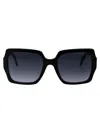 Marc Jacobs Black Acetate Sunglasses In Black