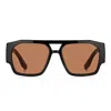 Marc Jacobs Geometric-frame Sunglasses In Black