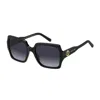 Marc Jacobs Marc 731s Acetate Square Sunglasses In Black