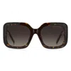 Marc Jacobs 53mm Gradient Square Sunglasses In Brown