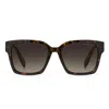 Marc Jacobs 53mm Gradient Square Sunglasses In Brown