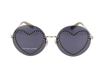 Marc Jacobs Sunglasses In Gold