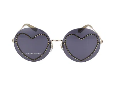Marc Jacobs Sunglasses In Gold