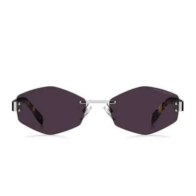 Marc Jacobs Sunglasses Marc 496/s Air Gme Brown/purple Women With Chain In Blue