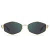 Marc Jacobs Geometric Frame Sunglasses In Black