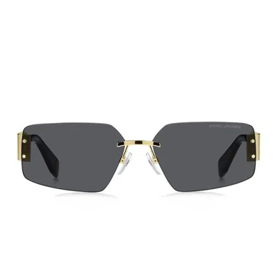 Marc Jacobs Sunglasses Marc 875/n/s Rhl Gold/black Unisex With Chain