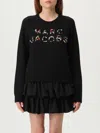 Marc Jacobs Ribbed Crewneck Knitwear Long Sleeves In Black