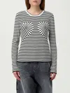 Marc Jacobs Ribbed Striped Round Neck Knitwear