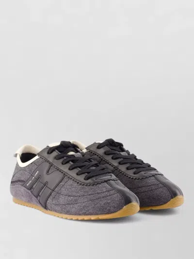 Marc Jacobs Synthetic Lace-up Sneakers In Gray