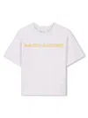 Marc Jacobs Logo-embossed T-shirt In Beige