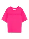 Marc Jacobs Logo-patch T-shirt In Rosa