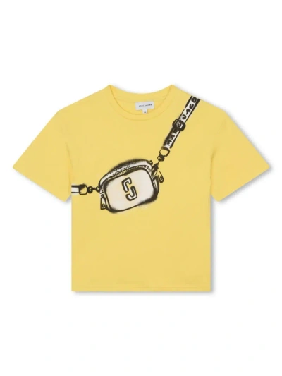 Marc Jacobs T-shirt Con Stampa In Yellow