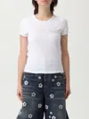 Marc Jacobs Crystal Logo T-shirt In White