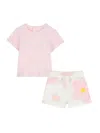 Marc Jacobs T-shrt Set With Bermuda Shorts