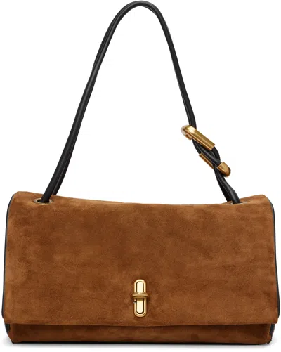 Marc Jacobs Tan 'the Large Dual' Bag In Purple