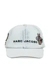 Marc Jacobs Tattoo Patch Denim Cap In Brown