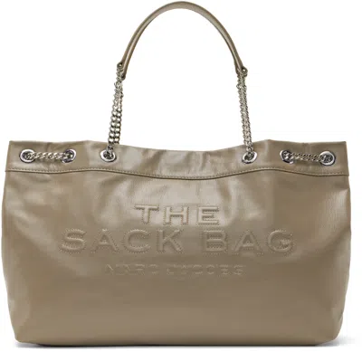 Marc Jacobs Taupe 'the Large Chain Sack' Bag In 055 Cement