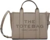 Marc Jacobs Womens Cement The Medium Tote Leather Bag In Gray