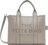 Marc Jacobs Taupe 'the Leather Medium' Tote In Gray