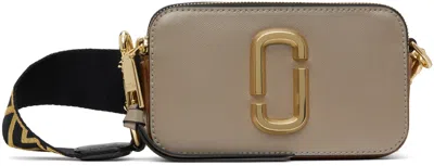 Marc Jacobs The Snapshot Bag In Saffiano Leather In Beige