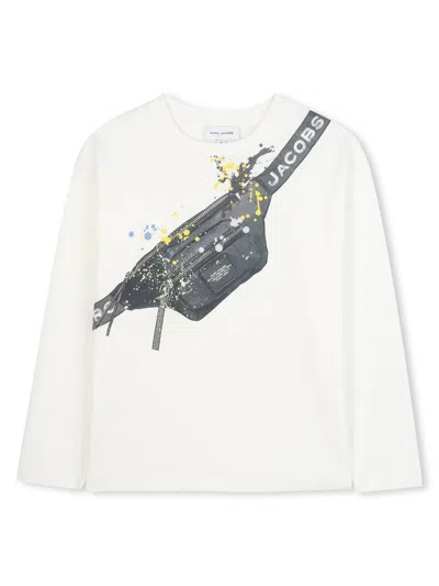 Marc Jacobs Kids' Tee Shirt In White