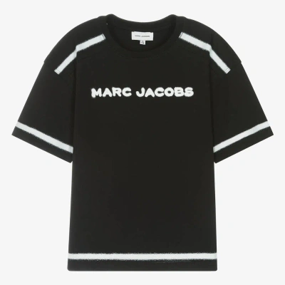 Marc Jacobs Teen Black Organic Cotton Graphic T-shirt