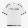 MARC JACOBS MARC JACOBS TEEN WHITE ORGANIC COTTON GRAPHIC T-SHIRT