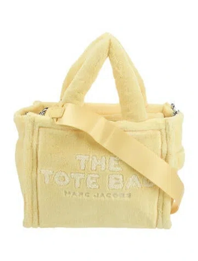Pre-owned Marc Jacobs Terry Cloth Top Handle Bag In Yellow