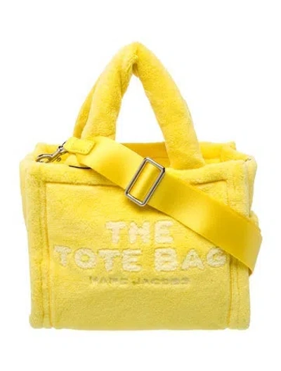 Pre-owned Marc Jacobs Terry Cloth Tote W/ Tags In Yellow
