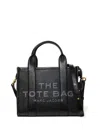 Marc Jacobs Textured Black Tote Bag With Dual Handles And Adjustable Strap In Black