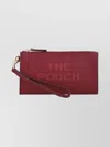 Marc Jacobs Textured Leather Clutch Wrist Strap