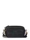 Marc Jacobs Textured Leather Crossbody Bag With Gold-tone Hardware In Black