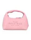Marc Jacobs Textured Leather Mini Sack Handbag In Pink