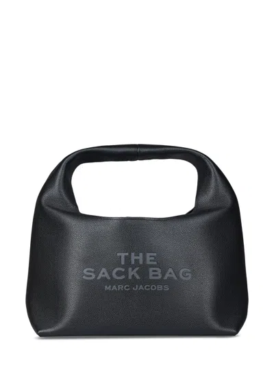Marc Jacobs Textured Leather Sack Bag In Gray