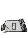Marc Jacobs Textured Split Cow Leather Shoulder Bag In White