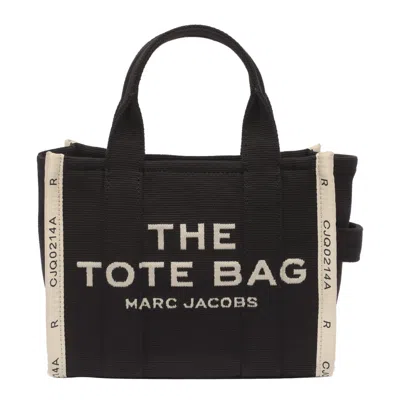 Marc Jacobs Tha Jacquard Small Tote In Black