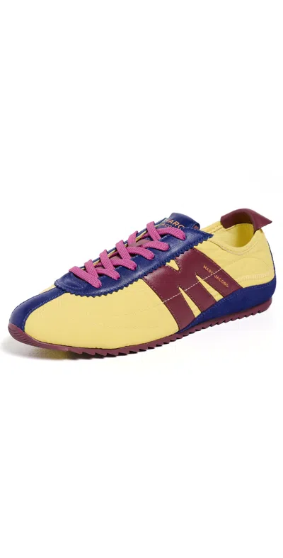 Marc Jacobs The 400 Bleecker Runner Sneakers Bumblebee Multi In Animal Print