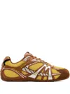 Marc Jacobs The 72 Spring Mesh-panelled Leather Sneakers In Brown