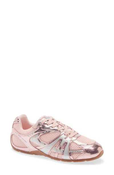 Marc Jacobs The 72 Spring Metallic Sneaker In Ribbon Pink