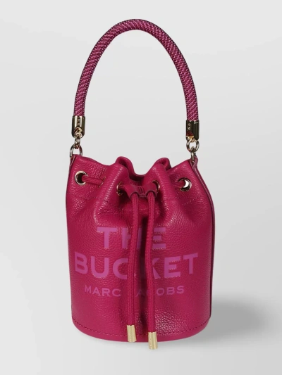 Marc Jacobs The Leather Bucket Bag In Lipstick