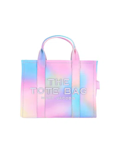 Marc Jacobs "the Airbrush Canvas" Medium Tote Bag In Multi